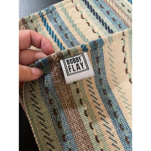Set Of 4 Bobby Flay Placemats Fiesta Fabric Colorful Woven - Picture 4 of 8